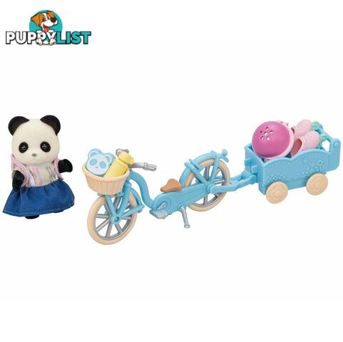 Sylvanian Families - Cycle & Skate Playset - Panda Girl - Mdsf5652 - 5054131056523