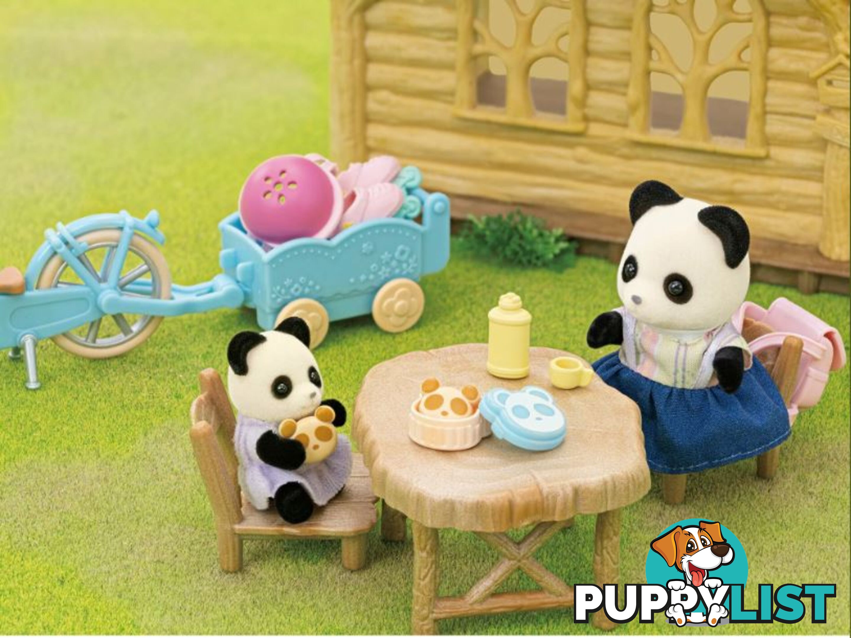 Sylvanian Families - Cycle & Skate Playset - Panda Girl - Mdsf5652 - 5054131056523