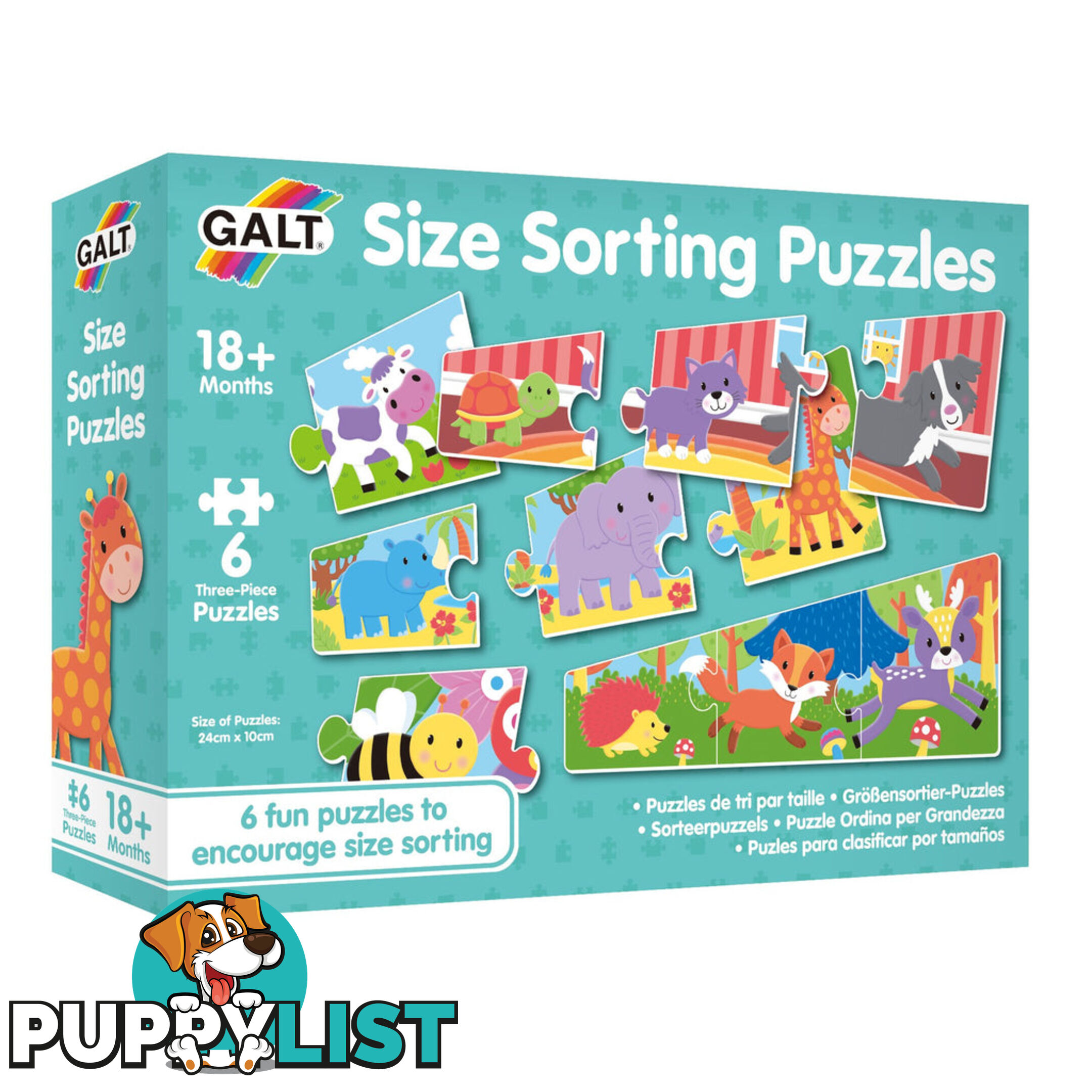 GALT - Size Sorting Puzzles - Mdgn5278 - 5011979591678