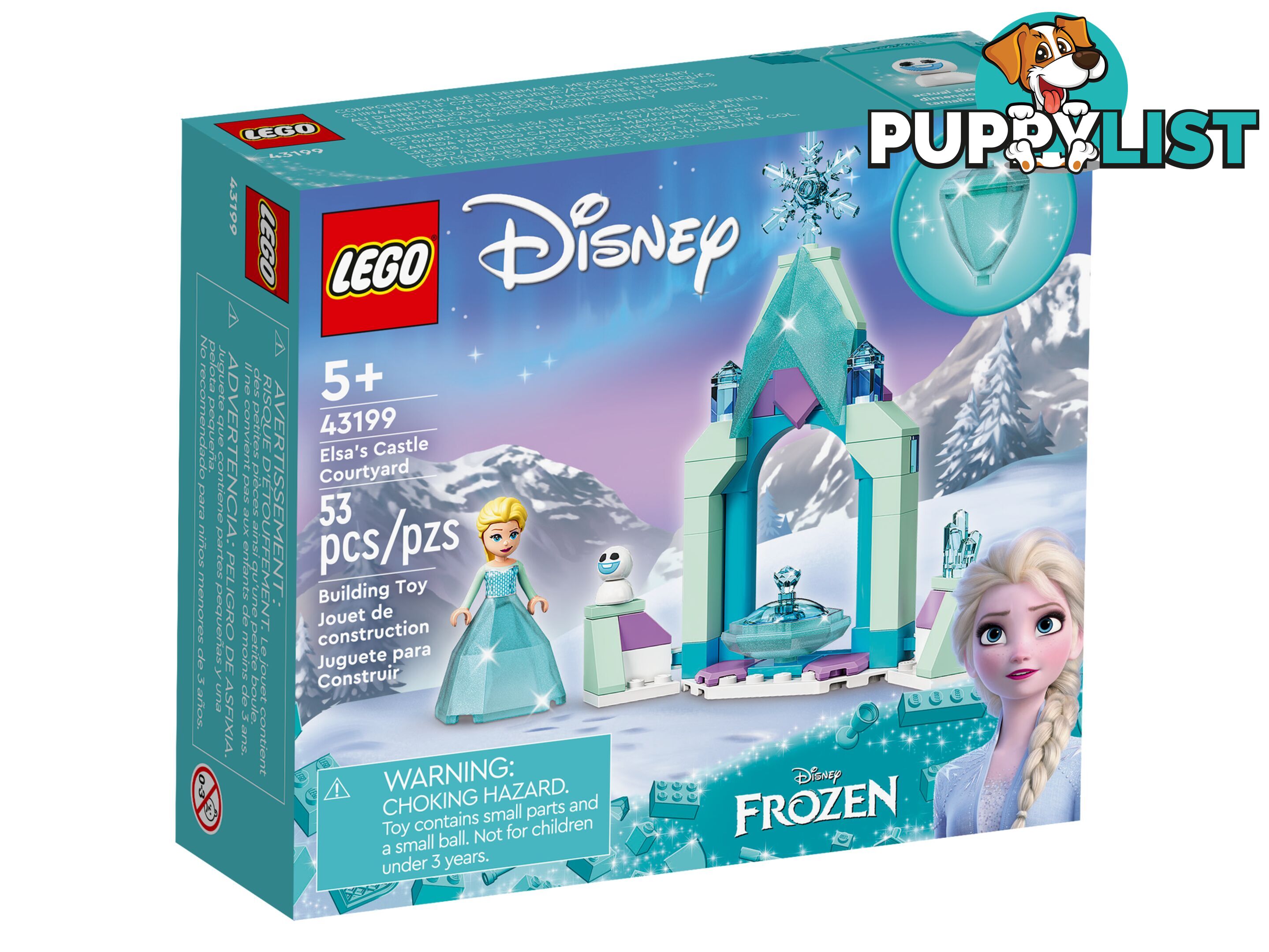 LEGO 43199 Elsaâ€™s Castle Courtyard - Disney Princess - 5702017154299