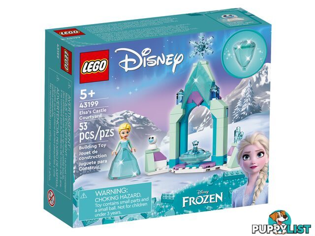 LEGO 43199 Elsaâ€™s Castle Courtyard - Disney Princess - 5702017154299