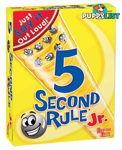 5 Second Rule Junior Party Game  - Iniversity Games - Ug01238 - 5056015000141