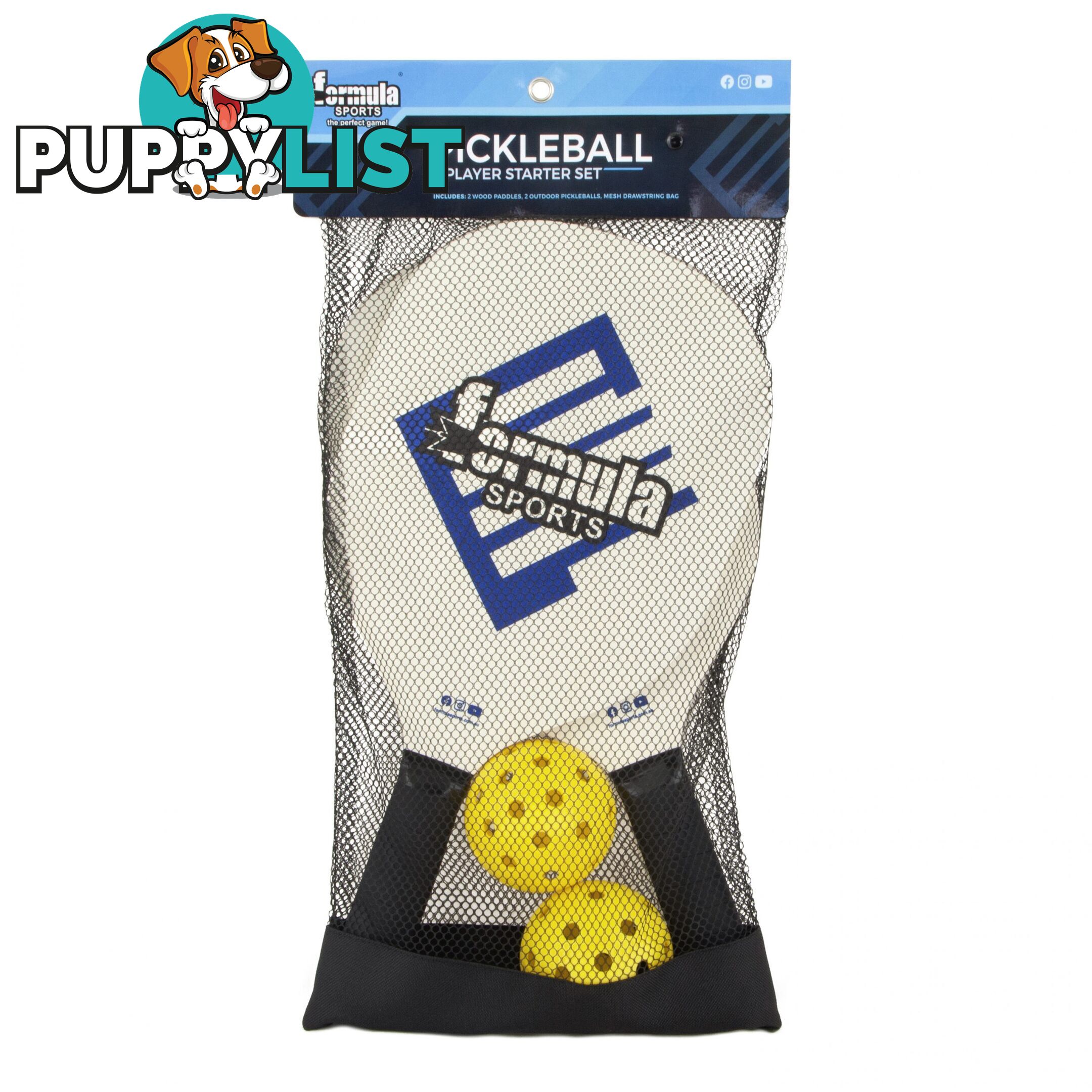 Pickleball 2 Player Set - Formula Sports & Games - Fr980700 - 9337362015696