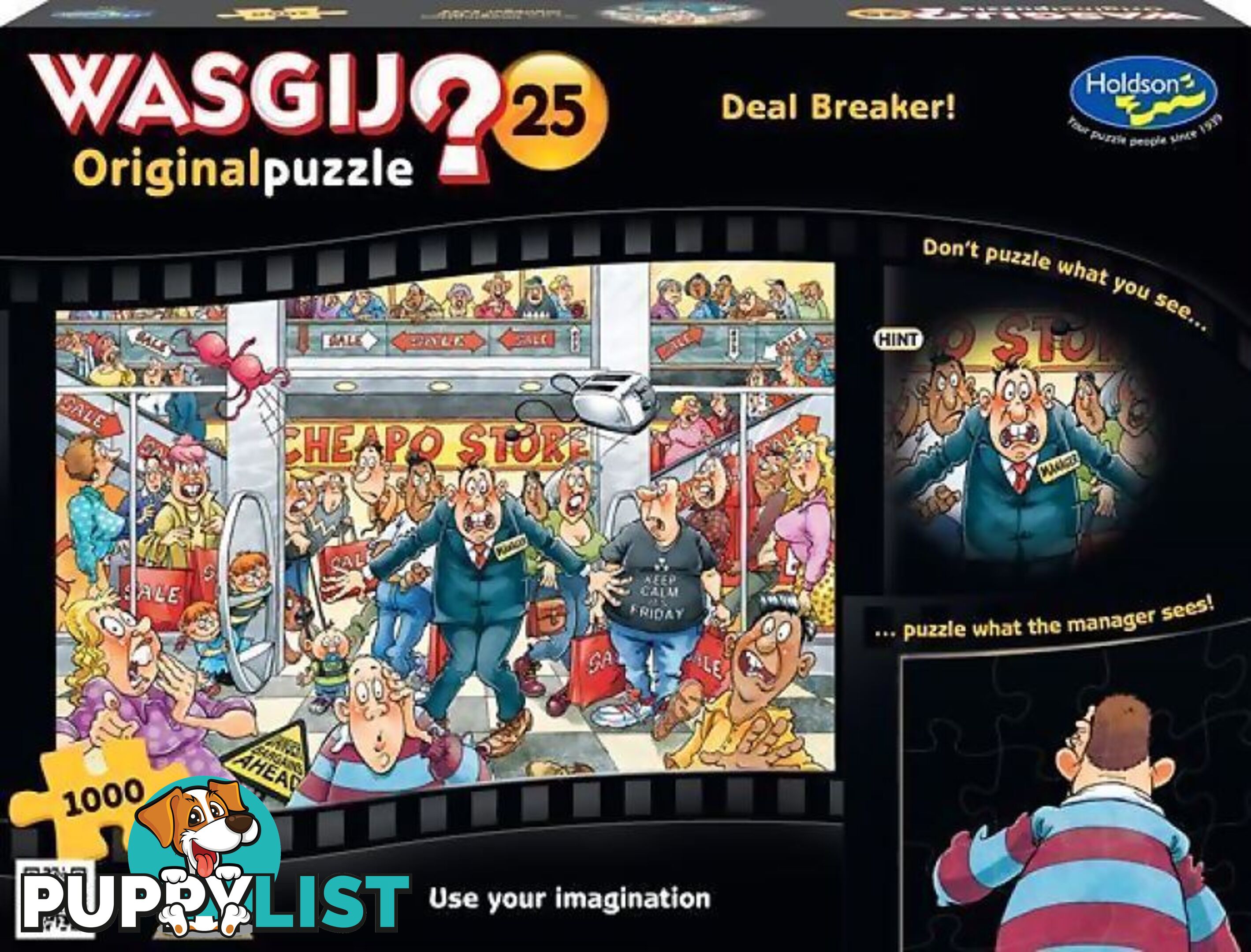 Wasgij - Original 25 - Deal Breaker Holdson Jigsaw Puzzle 1000 Piece - Jdhol770007 - 9414131770007