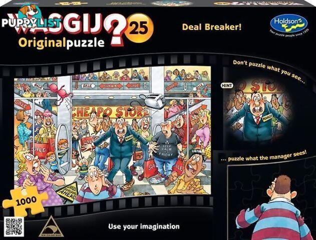 Wasgij - Original 25 - Deal Breaker Holdson Jigsaw Puzzle 1000 Piece - Jdhol770007 - 9414131770007