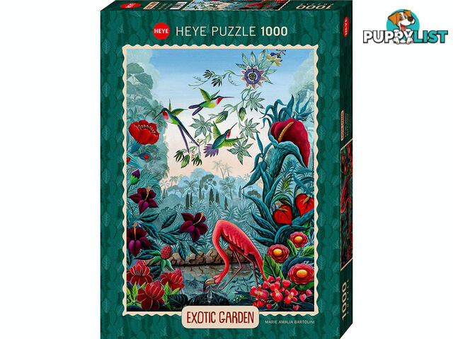 Heye - Exotic Garden Bird Paradise Jigsaw Puzzle 1000pc - Jdhey29957 - 4001689299576