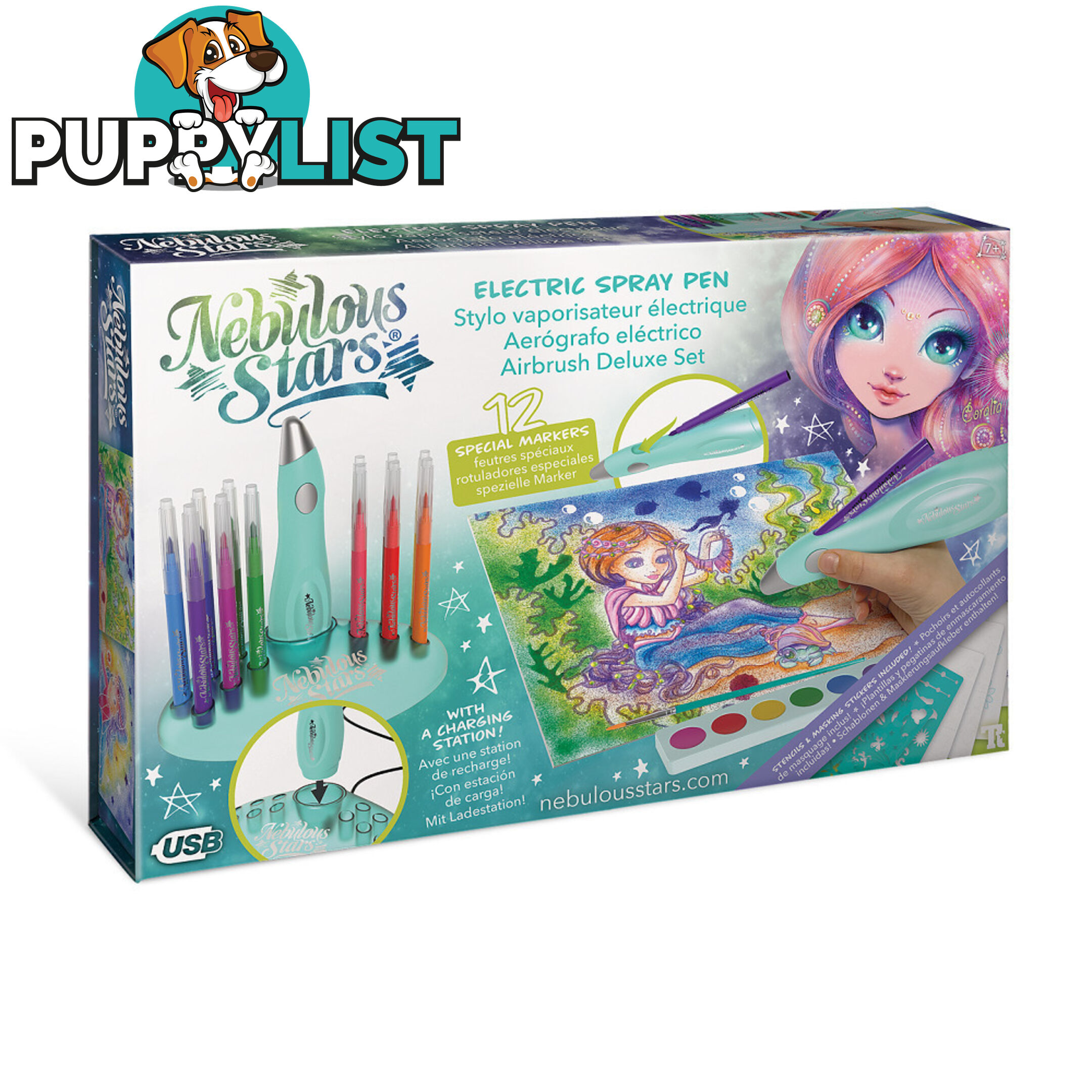 Nebulous Stars - Electric Spray Pen Deluxe Set - Mdneb11352 - 694704113526