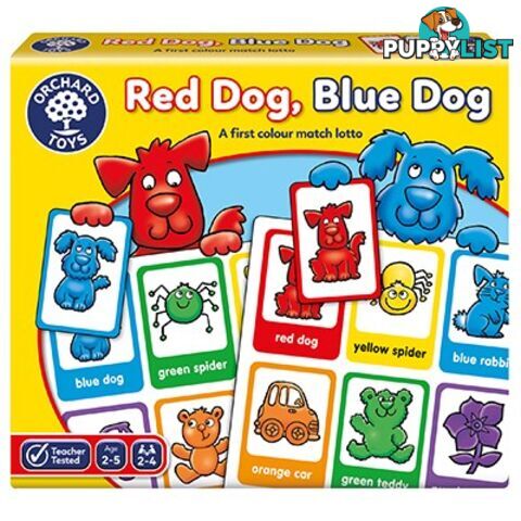 Orchard Toys - Red Dog Blue Dog Game - Mdoc044 - 5011863100924