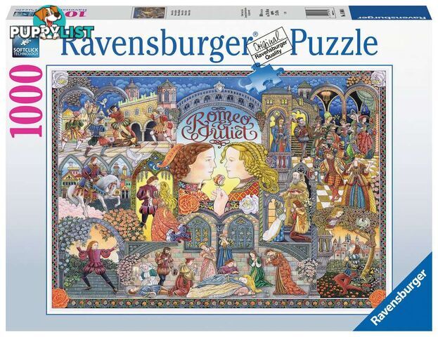 Ravensburger - Romeo & Juliet Jigsaw Puzzle 1000pc Rb16808 - 4005556168088