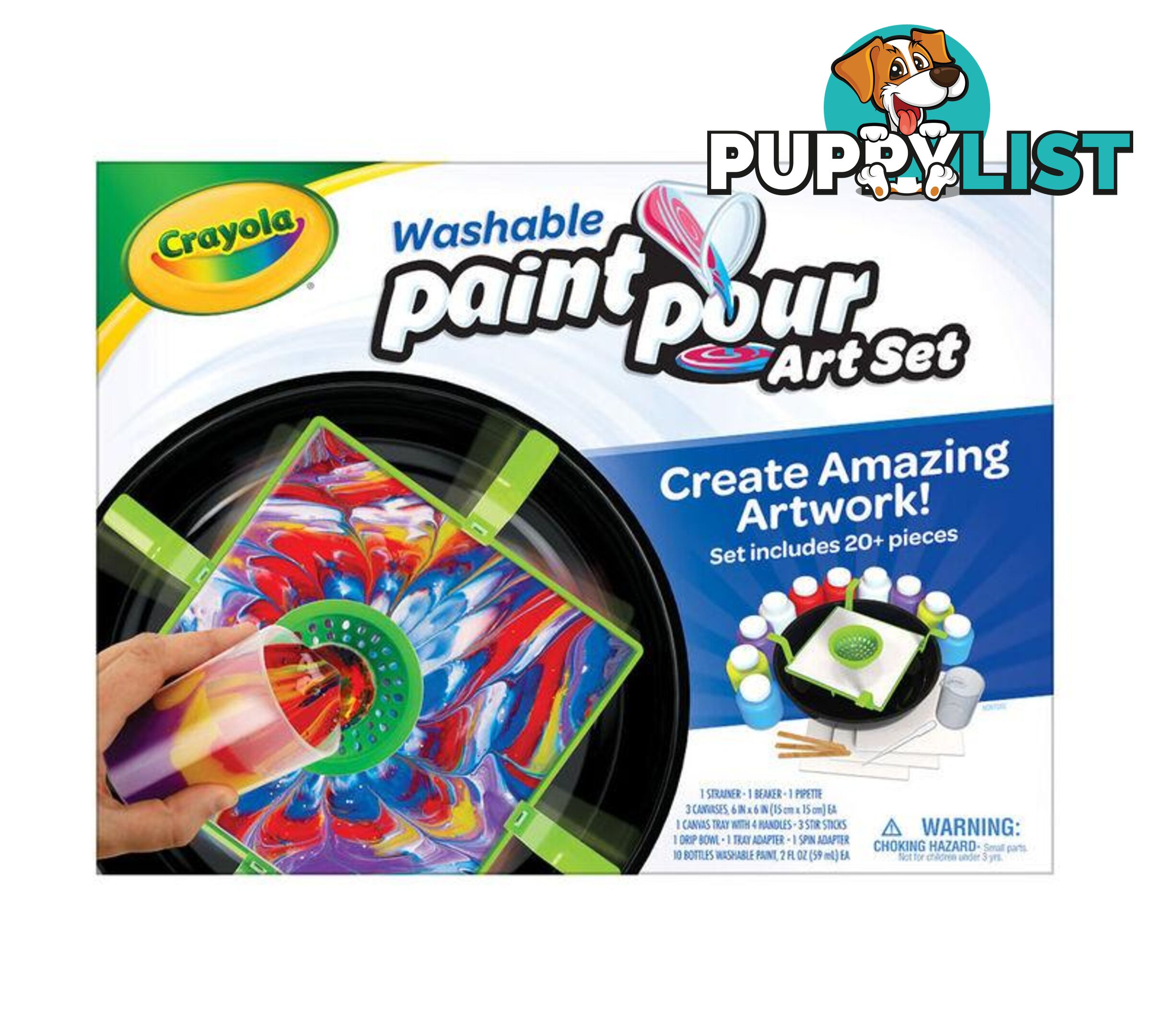 Crayola Washable Paint Pour Art Set Bs041041 - 071662210410