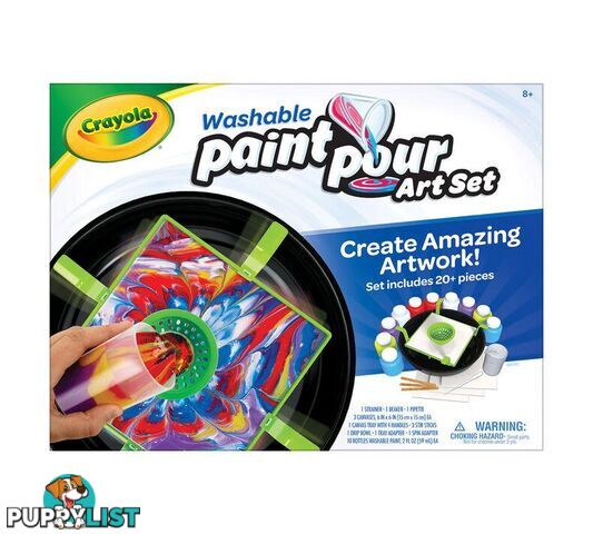 Crayola Washable Paint Pour Art Set Bs041041 - 071662210410