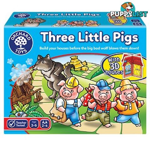 Orchard Toys - Three Little Pigs Orchard Game - Mdoc081 - 5011863101563