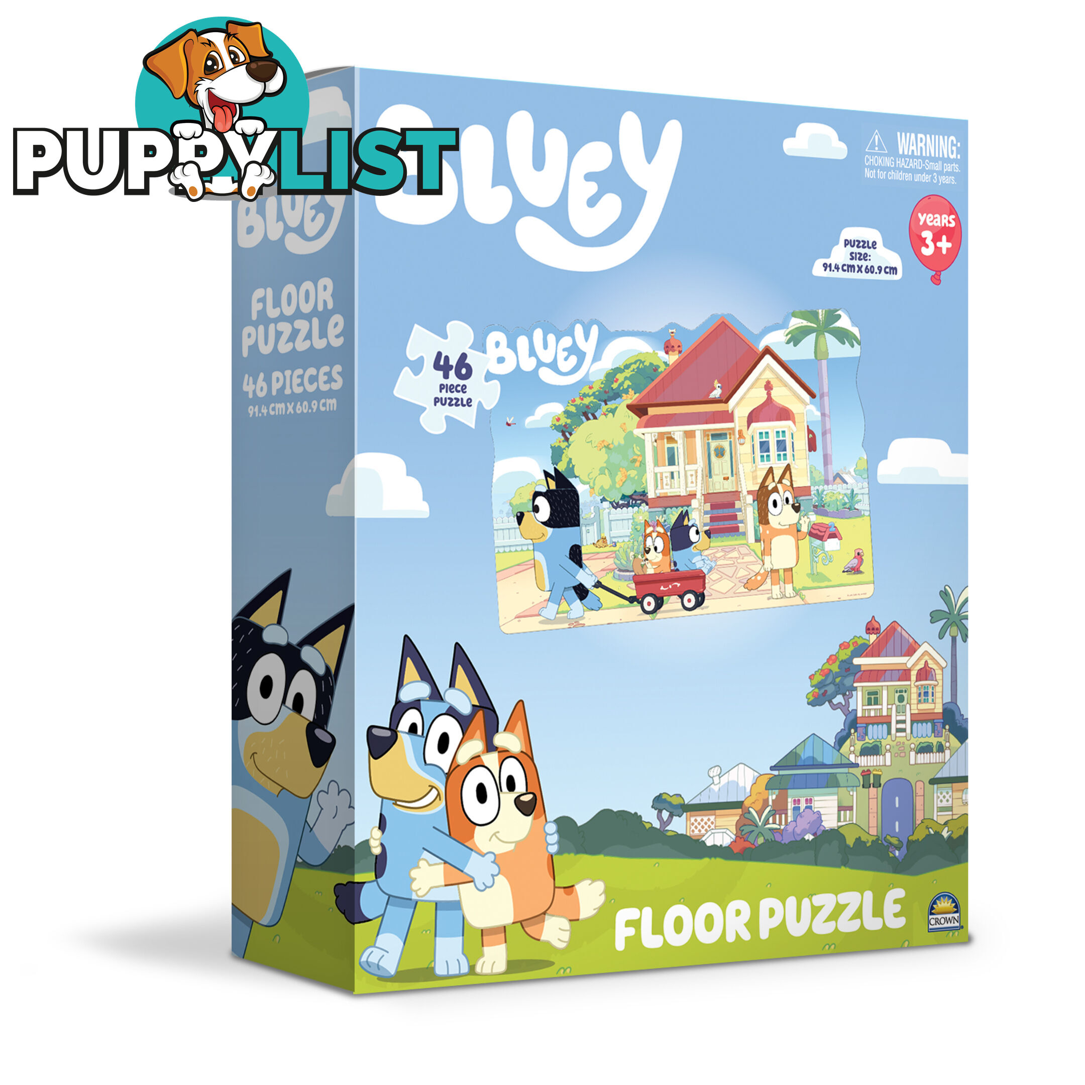 Bluey - Floor Puzzle 46 Piece - Mr018582 - 9317762185823