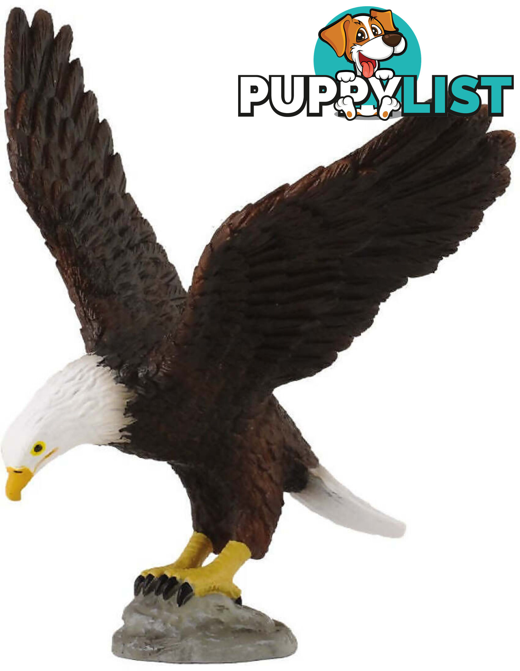 CollectA - American Bald Eagle Bird Figurine - Rpco88383 - 4892900883830