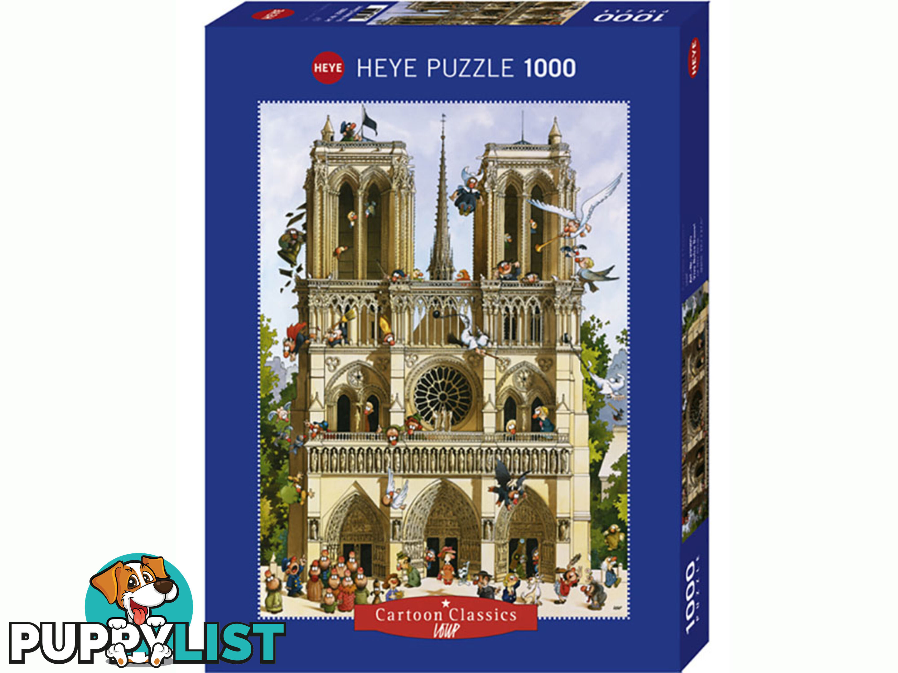 Heye - Puzzle Loup Vive Notre Dame 1000 Piece Jigsaw Puzzle Hey29905 - 4001689299057