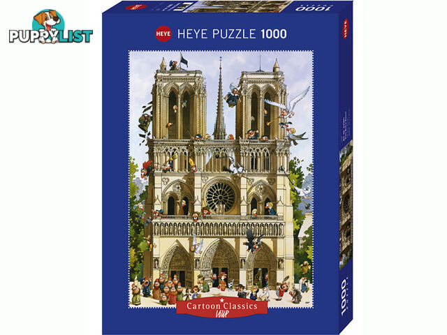 Heye - Puzzle Loup Vive Notre Dame 1000 Piece Jigsaw Puzzle Hey29905 - 4001689299057