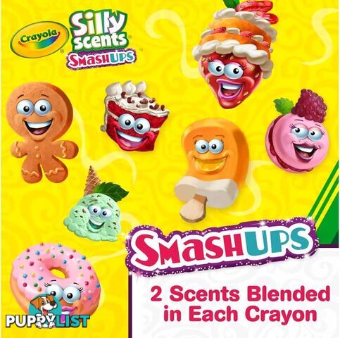 Crayola - Silly Scents Smash Ups Twistables Scented Crayons 24 Count - Bs523470 - 071662034702