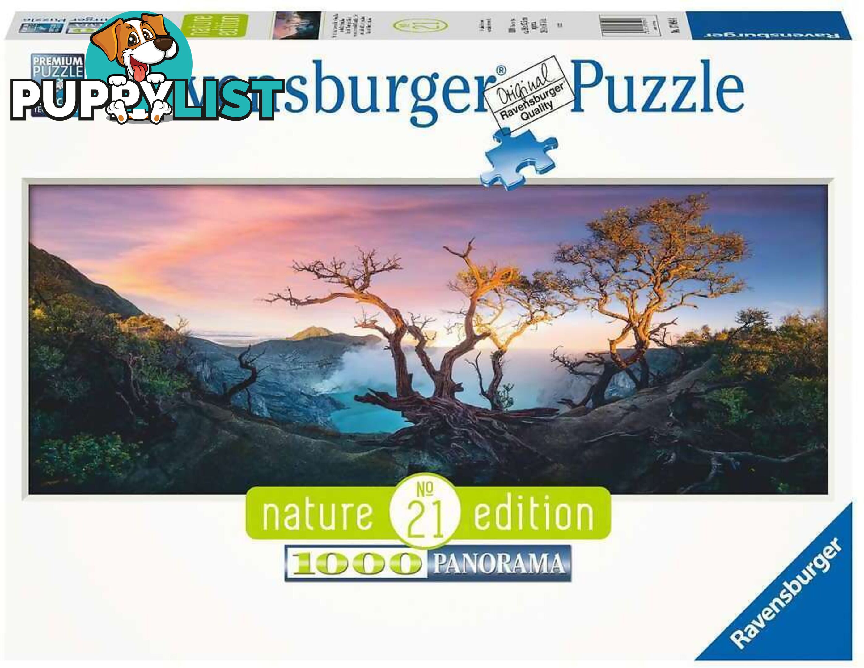 Ravensburger - Across Sulfuric Acid Lake Mt Ljen Jigsaw Puzzle 1000pc - Mdrb17094 - 4005556170944