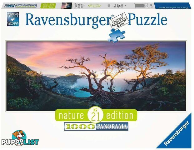 Ravensburger - Across Sulfuric Acid Lake Mt Ljen Jigsaw Puzzle 1000pc - Mdrb17094 - 4005556170944