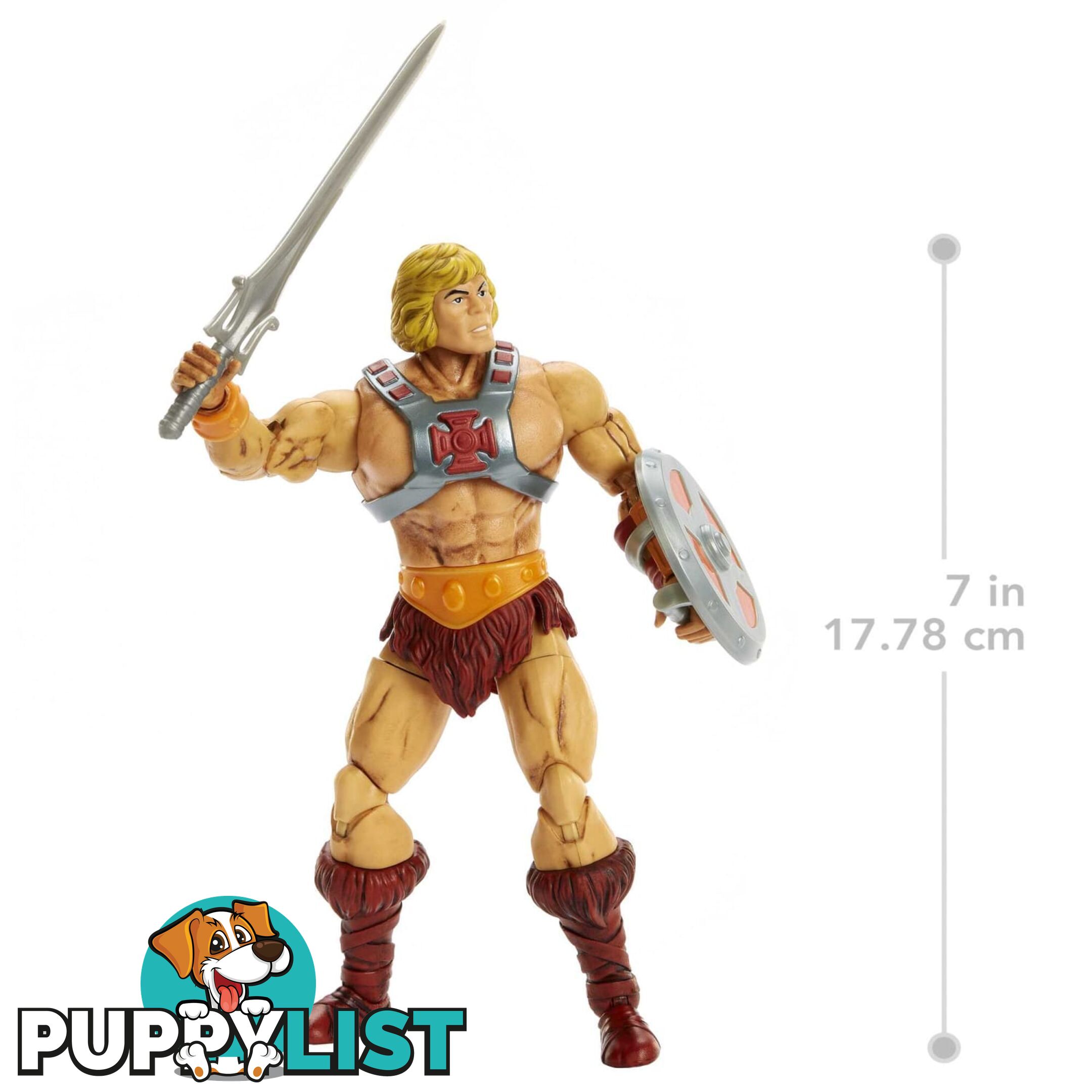 Masters Of The Universe® Masterverseâ„¢ He-man® 40th Anniversary Action Figure - Mahjh58 - 194735086412