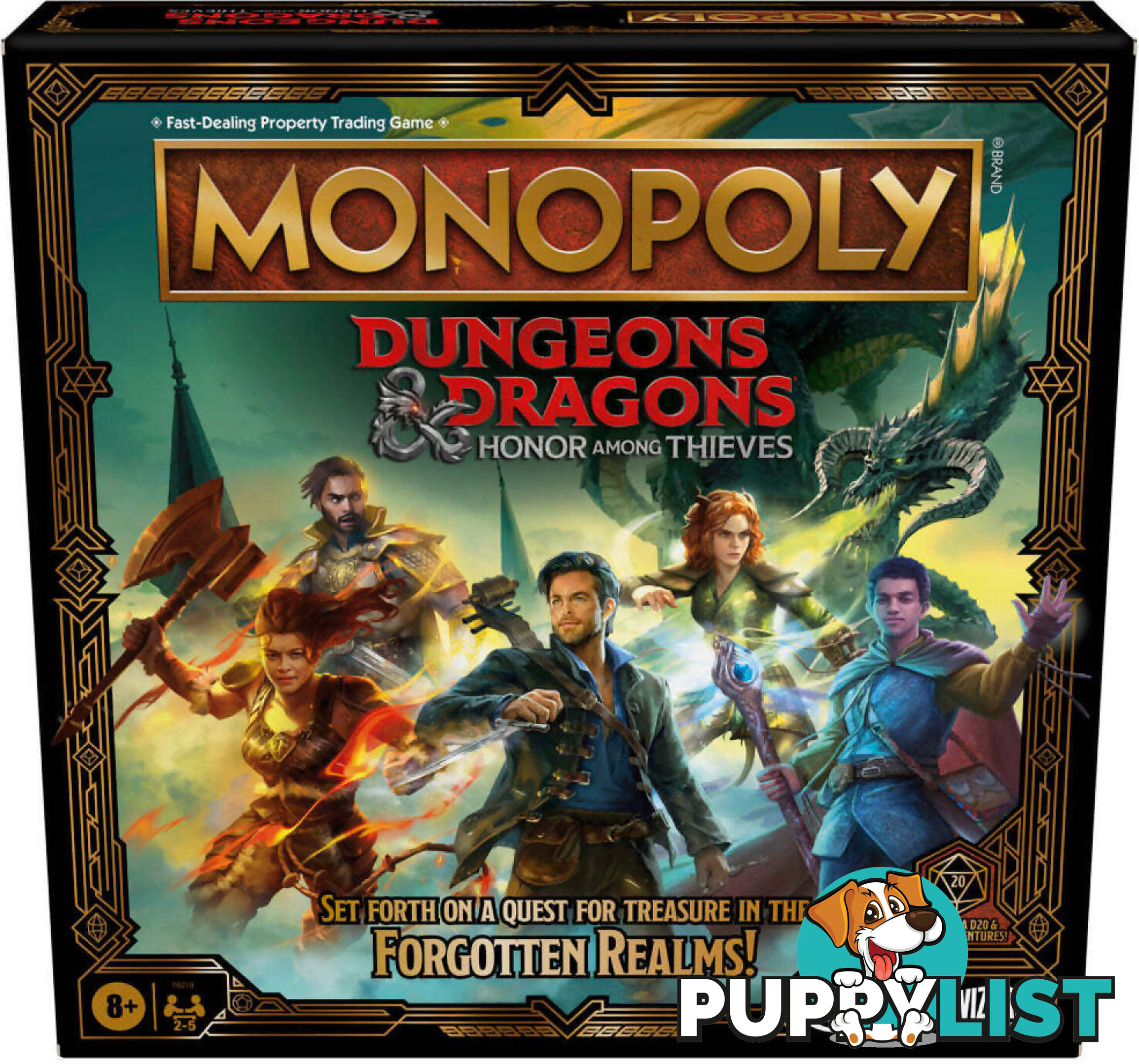 Monopoly - Monopoly Dungeons And Dragons Movie Honor Among Thieves Game - Hasbro - Hbf6219ga01 - 195166206028