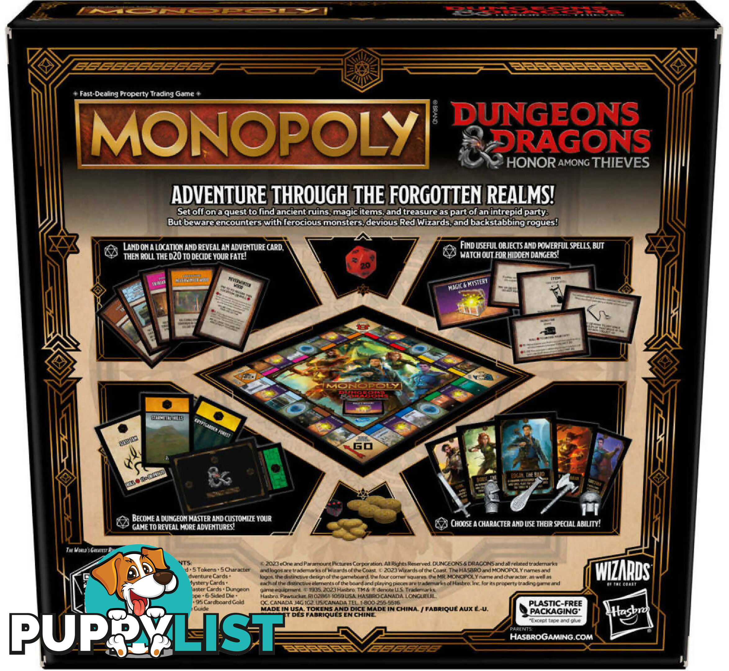 Monopoly - Monopoly Dungeons And Dragons Movie Honor Among Thieves Game - Hasbro - Hbf6219ga01 - 195166206028