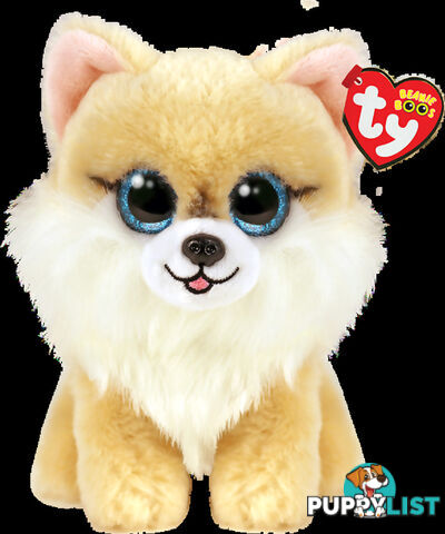 Ty - Beanie Boos - Honeycomb Tan Dog Small 15cm - Bg36571 - 008421365715