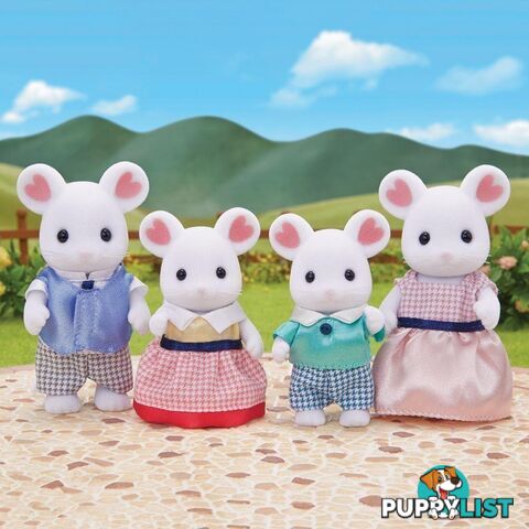 Sylvanian Families - Marshmallow Mouse Family Sf5308 - 5054131053089