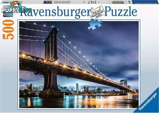 Ravensburger - Ny City Never Slee Jigsaw Puzzle 500pc - Mdrb16589 - 4005556165896