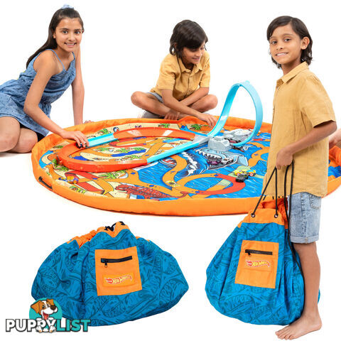 Hot Wheels® Play Pouch Toy Storage Bag &amp; Mat - Art66064 - 795853912999