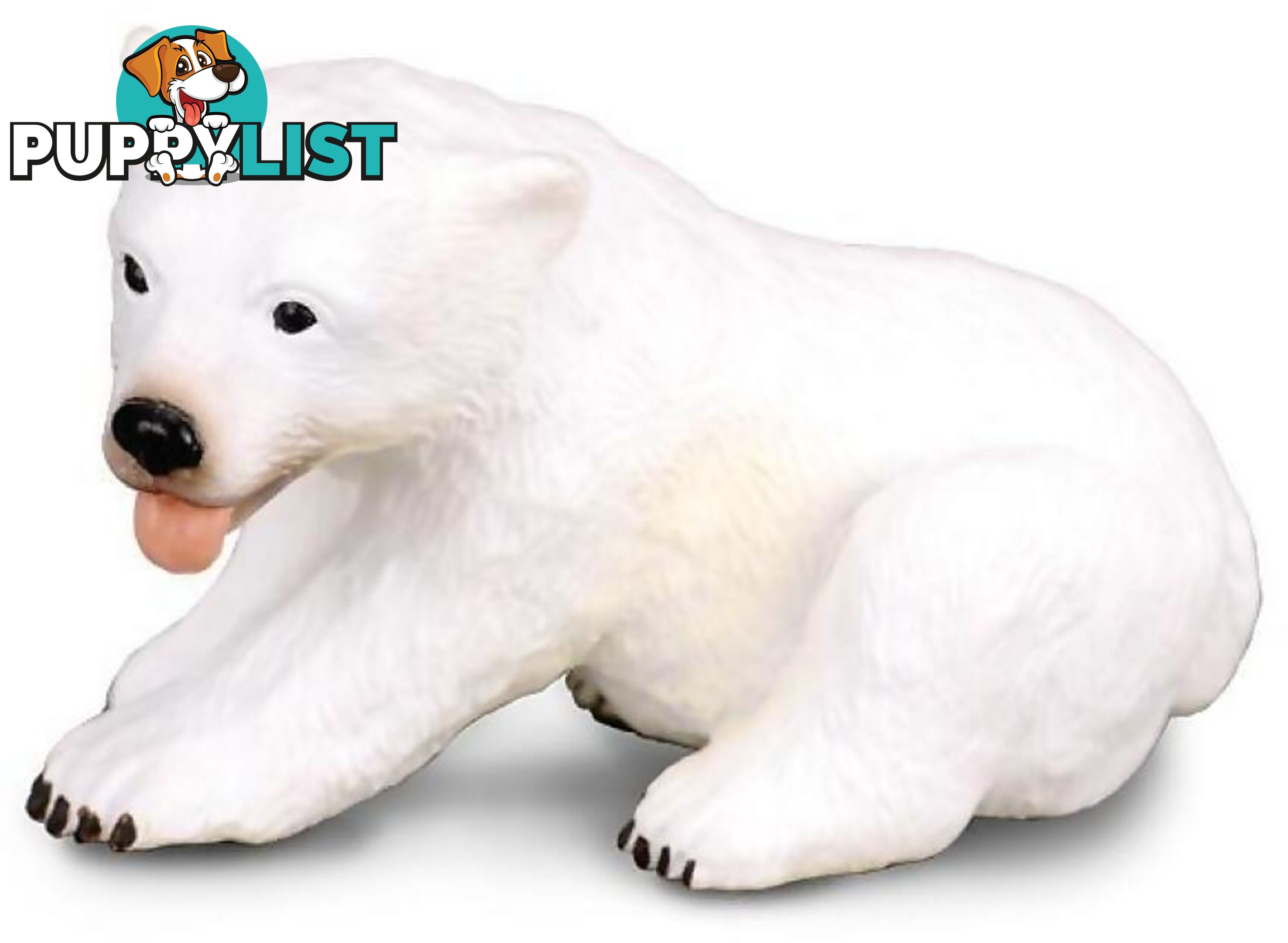 CollectA - Polar Bear Cub Sitting Figurine - Rpco88216 - 4892900882161