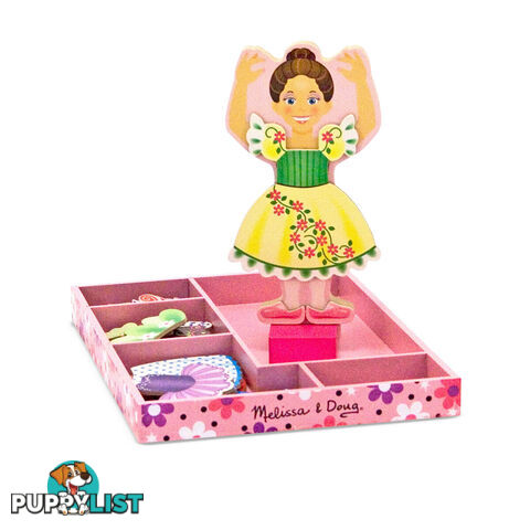 Melissa & Doug - Nina Ballerina Magnetic Dress-up Set   Mdmnd3554 - 000772035545