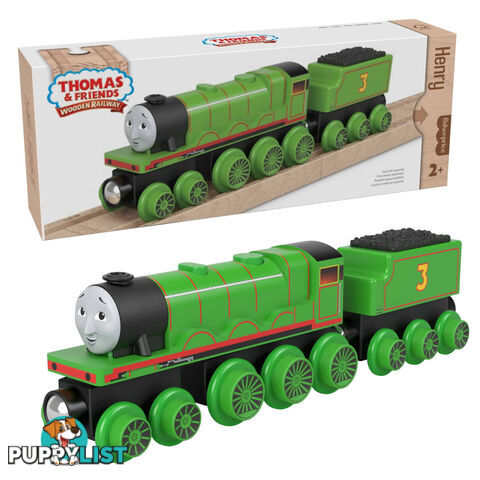 Thomas & Friends Wooden Railway Henry Engine And Coal Car - Mahbk18 - 887961990775