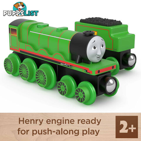 Thomas & Friends Wooden Railway Henry Engine And Coal Car - Mahbk18 - 887961990775