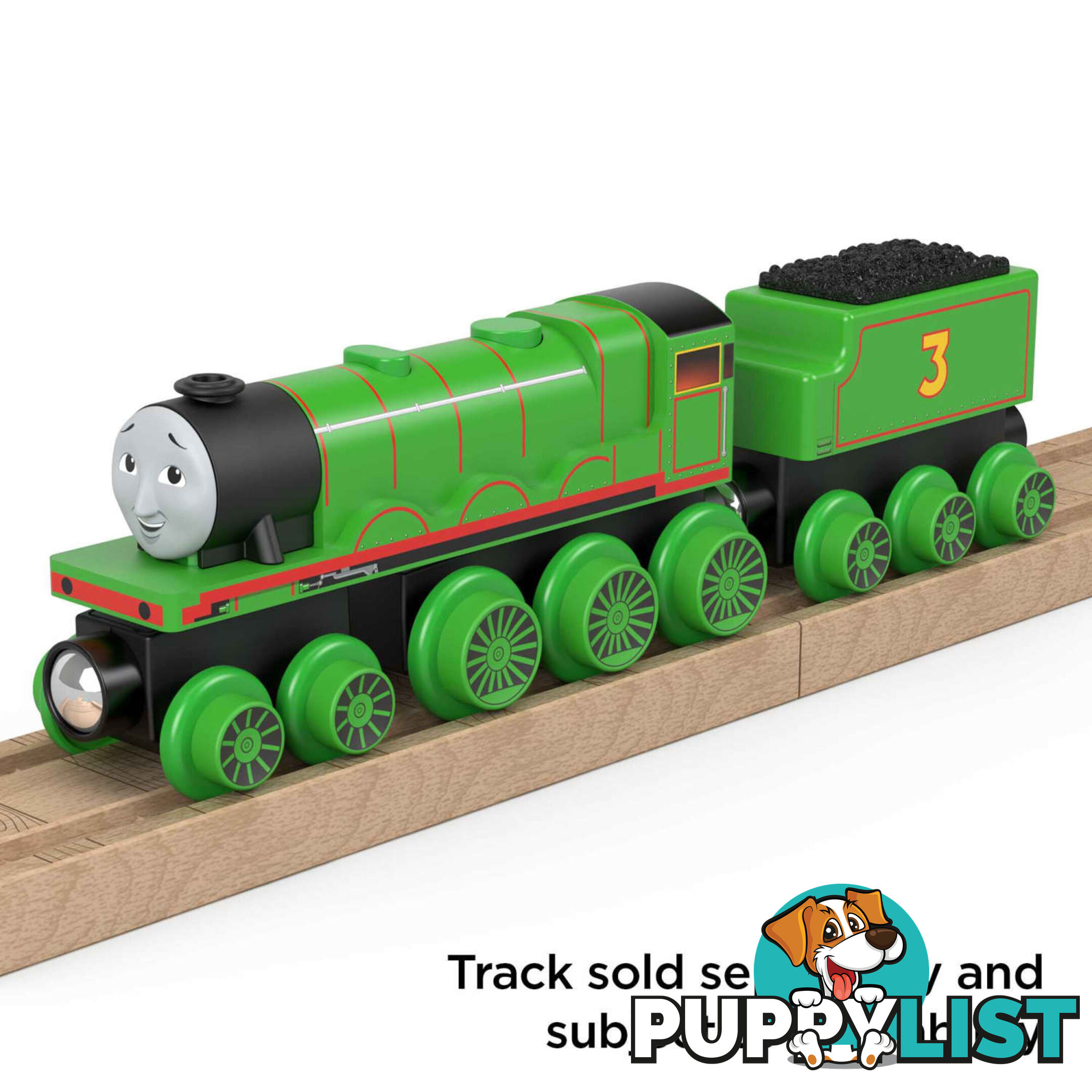 Thomas & Friends Wooden Railway Henry Engine And Coal Car - Mahbk18 - 887961990775