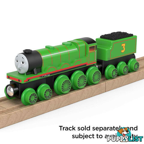 Thomas & Friends Wooden Railway Henry Engine And Coal Car - Mahbk18 - 887961990775