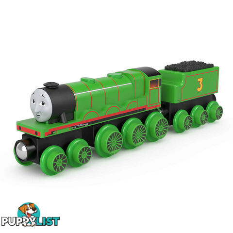 Thomas & Friends Wooden Railway Henry Engine And Coal Car - Mahbk18 - 887961990775