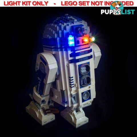 LIGHT KIT for LEGO R2-D2 10225 Light Kit Only - Light My Bricks - 744109767357