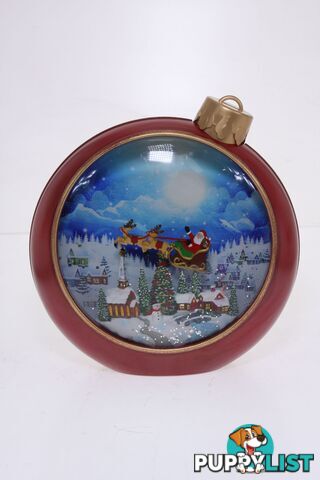 Cotton Candy - Xmas Red Bauble Lantern Santa Sleigh - Ccxac421 - 9353468016733