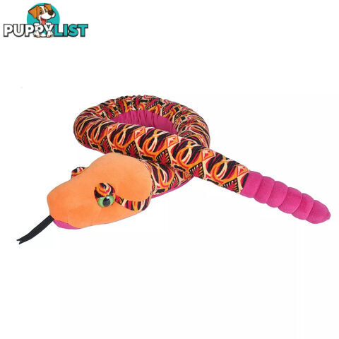 Wild Republic - Plush Snake Tribal Orange 137cm - Wr22190 - 092389221909