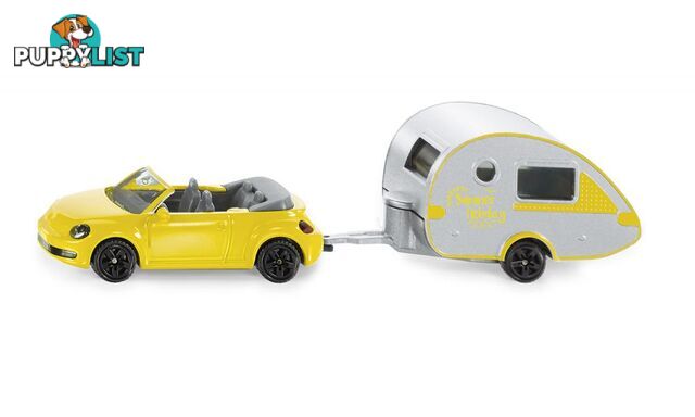 Siku - Car With Trailer Caravan Leisure  Si1629 - 4006874016297