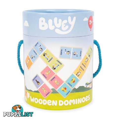 Bluey - Wooden Dominoes - Jsblu251c - 5055069721064