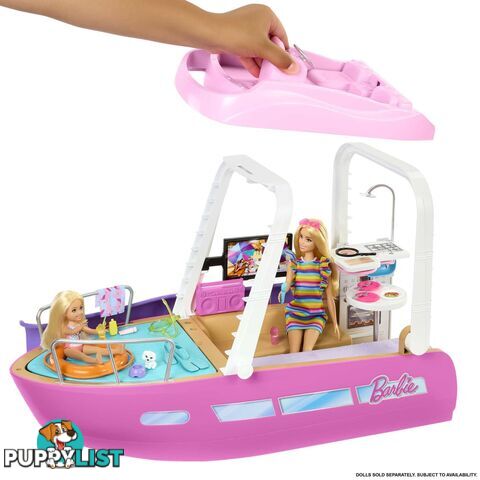 Barbie Dream Boat Playset With Pool Slide And 20+ Accessories - Mahjv37 - 194735095100