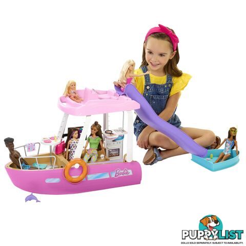 Barbie Dream Boat Playset With Pool Slide And 20+ Accessories - Mahjv37 - 194735095100