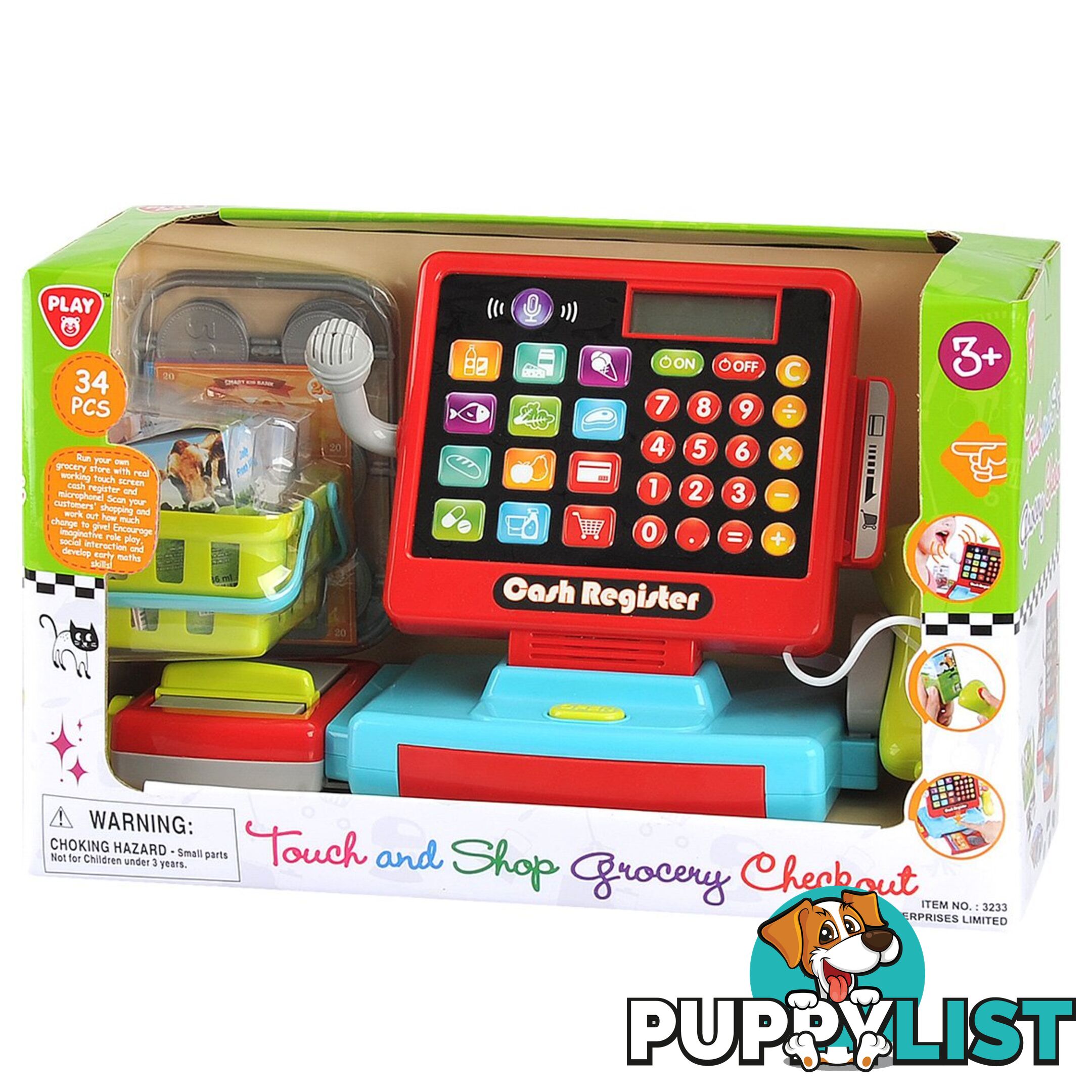 Touch And Shop Grocery Checkout Playgo Toys Ent. Ltd Art65528 - 4892401032331