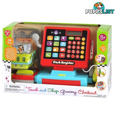 Touch And Shop Grocery Checkout Playgo Toys Ent. Ltd Art65528 - 4892401032331