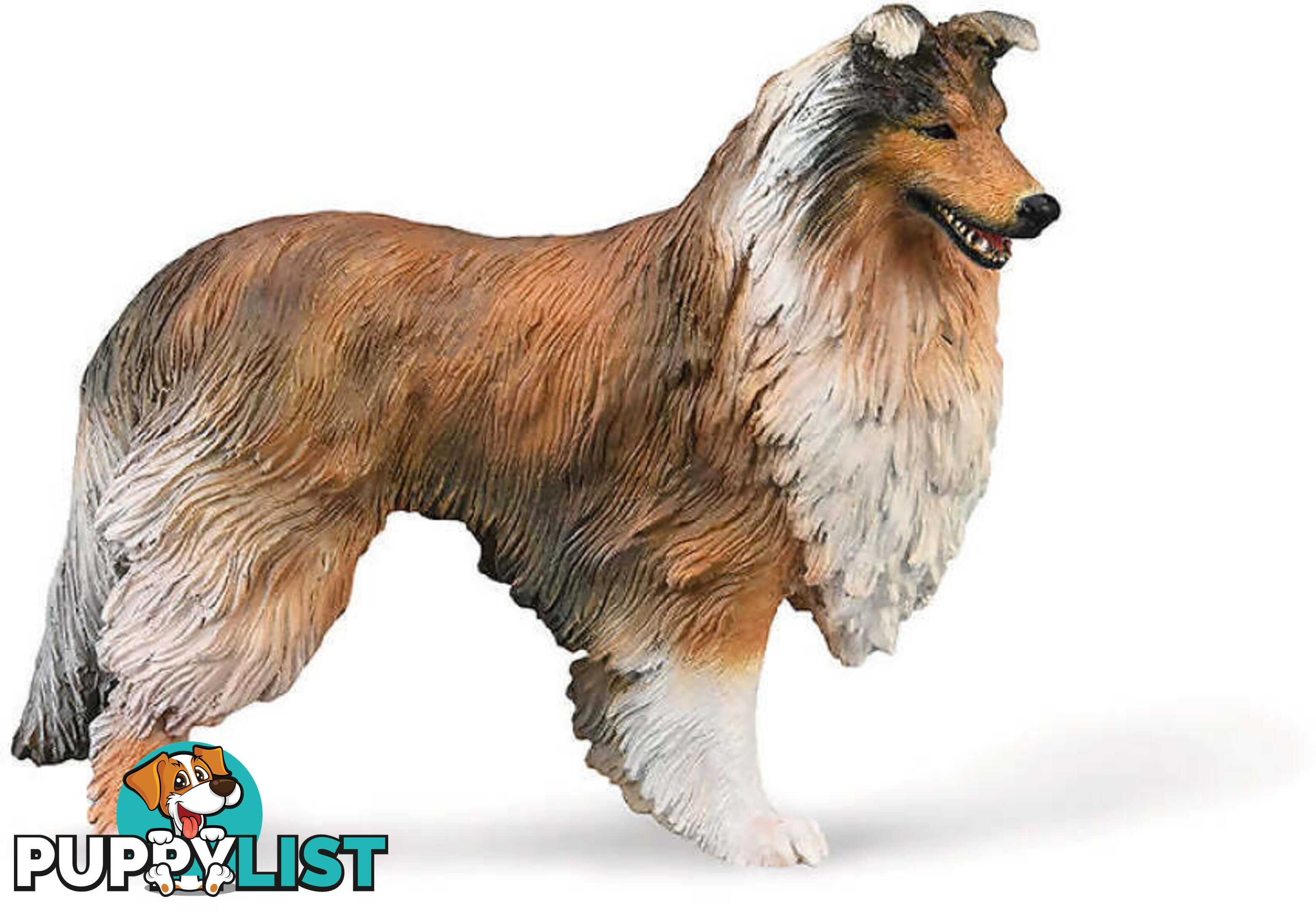 CollectA - Rough Collie Dog Large Figurine - Rpco88997 - 4892900889979