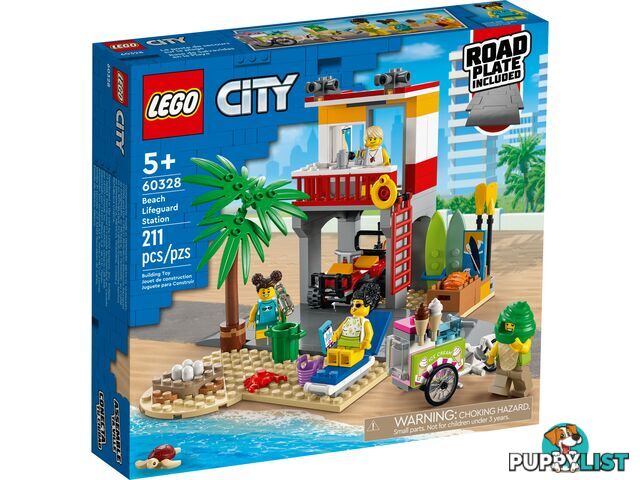 LEGO 60328 Beach Lifeguard Station - City - 5702017161587