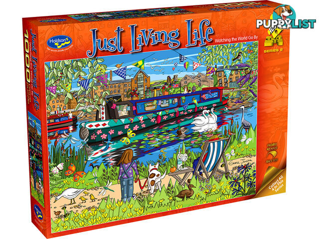 Holdson - Just Living Life - Watching The World Go By Jigsaw Puzzle 1000pc - Jdhol774326 - 9414131774326