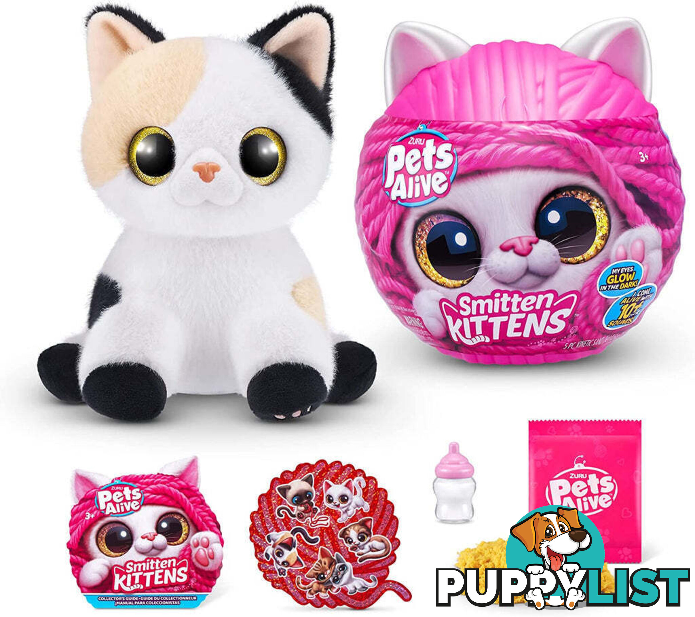 Zuru - Pet's Smitten Kitten's Interactive Plush - Azazt9541 - 193052050304